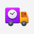 icon delivery time