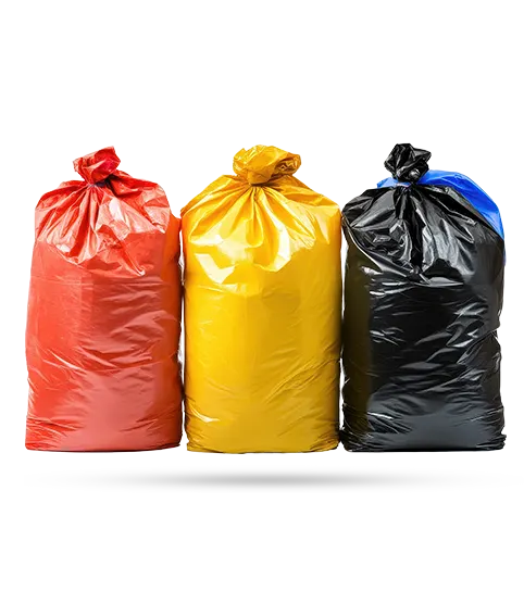 کیسه زباله در 3 رنگ